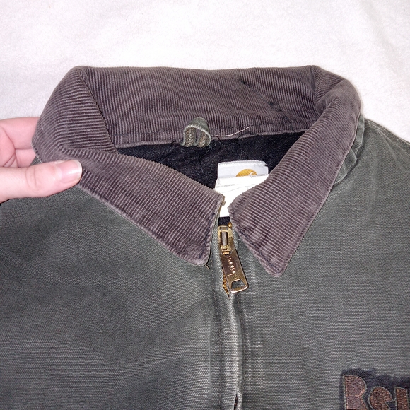 Carhartt J14MOS Santa Fe Vintage Jacket Size 2XL 90s USA Faded Workwear Corduroy - Picture 4 of 14